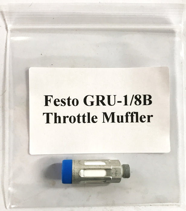 Festo Throttle Muffler (Valve Flow Silencer) GRU-1/8B NOS