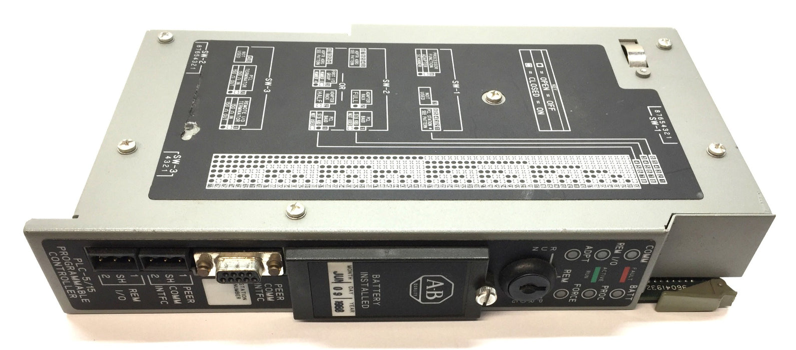 Allen-Bradley PLC-5/15 Processor Module 1785-LT (96041871) Firm Rev.G/Ser.B USED
