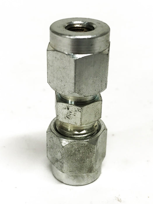 Lenz 1/4 inch Tube Compression Union Coupler [Lot of 5] NOS