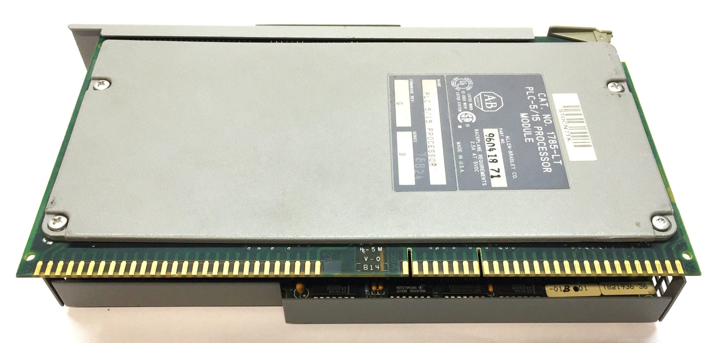 Allen-Bradley PLC-5/15 Processor Module 1785-LT (96041871) Firm Rev.G/Ser.B USED