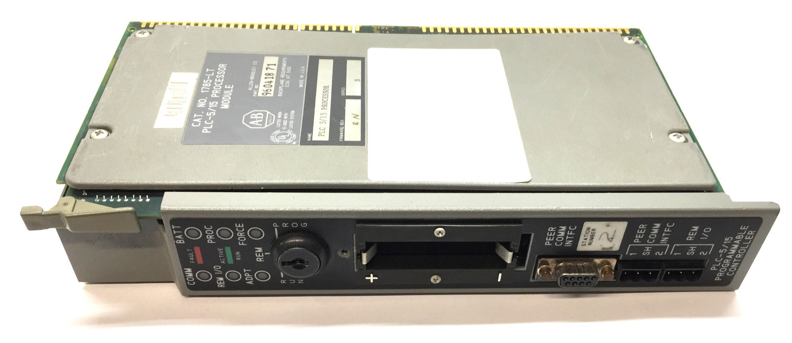 Allen-Bradley PLC-5/15 Processor Module 1785-LT (96041871) Firm Rev.N/Ser.B USED