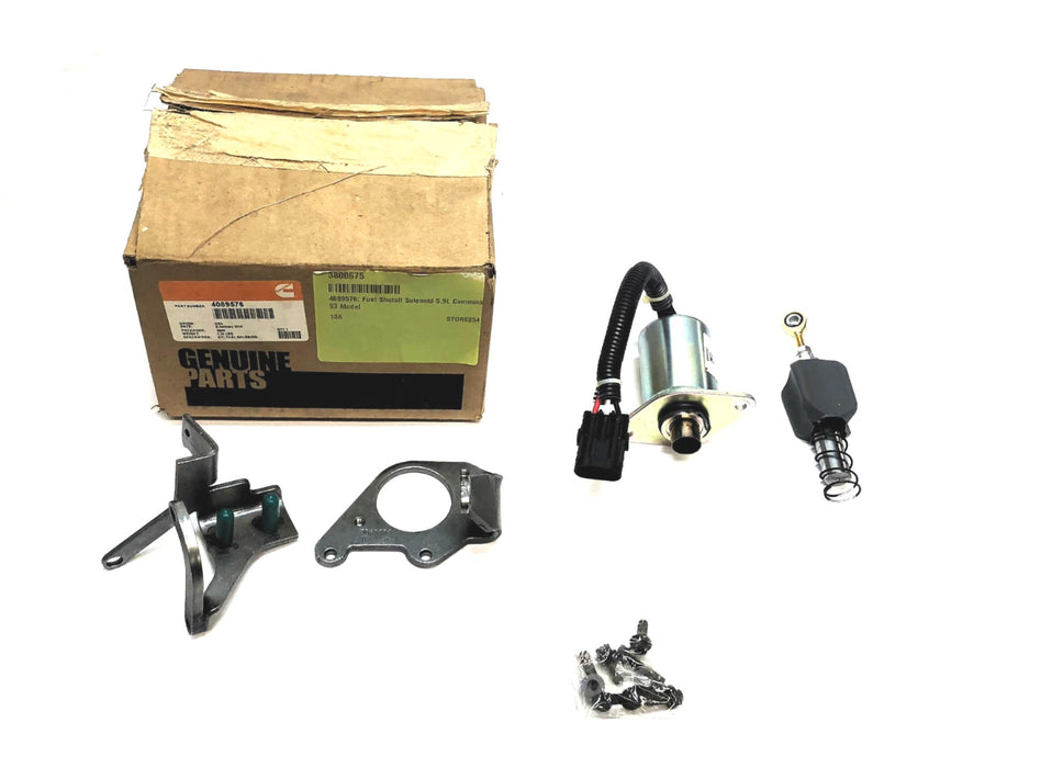 Cummins Fuel Shutoff Solenoid Kit (Ripped Off Boot) 4089576 NOS