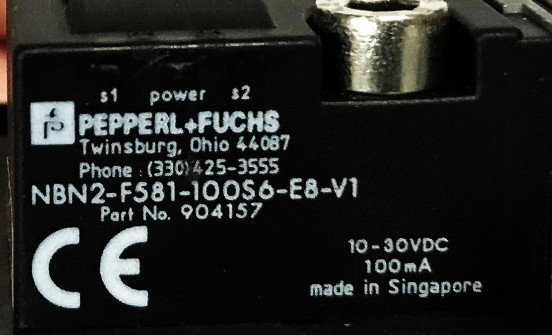 Pepperl and Fuchs Proximity Sensor 904157 (NBN2-F581-100S6-E8-V1) NOS