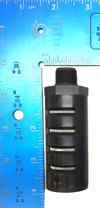 SQF 5/8" NPT Black Plastic Pneumatic Silencer Muffler [Lot of 7] NOS