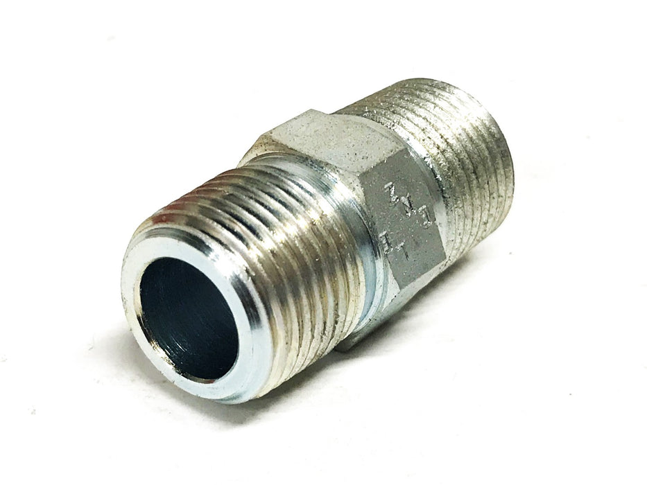 Lenz 3/8 inch Male NPT Steel Nipple Coupling [Lot of 6] NOS