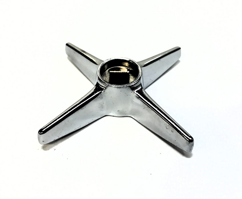 Chicago Faucets Chrome Plated Four Cross Cold Handle (No Screw) 633 COLDJKCP NOS