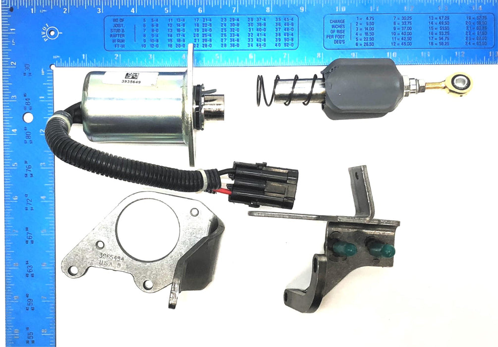 Cummins Fuel Shutoff Solenoid Kit (Ripped Off Boot) 4089576 NOS
