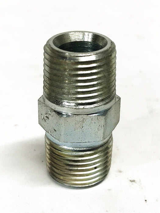 Lenz 3/8 inch Male NPT Steel Nipple Coupling [Lot of 6] NOS
