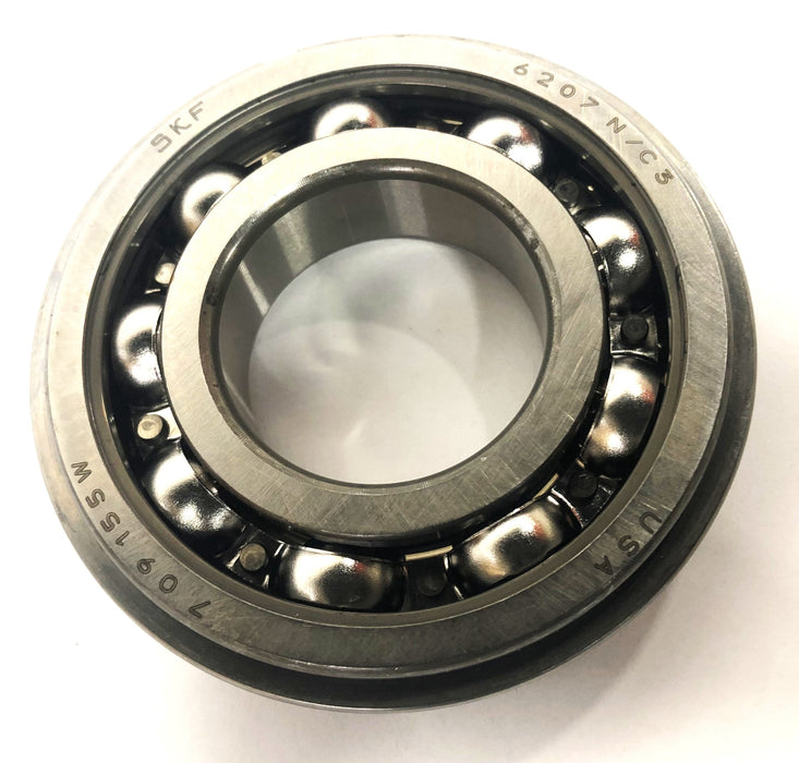 SKF  Ball Bearing With Snap Ring 6207N/C3 [Lot of 2] NOS