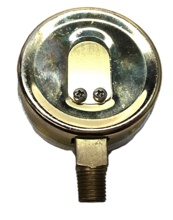 Harris 0-4000psi Pressure Gauge 1/2" Thread Bottom Mount SA-479 (BU-2581-AQ) NOS