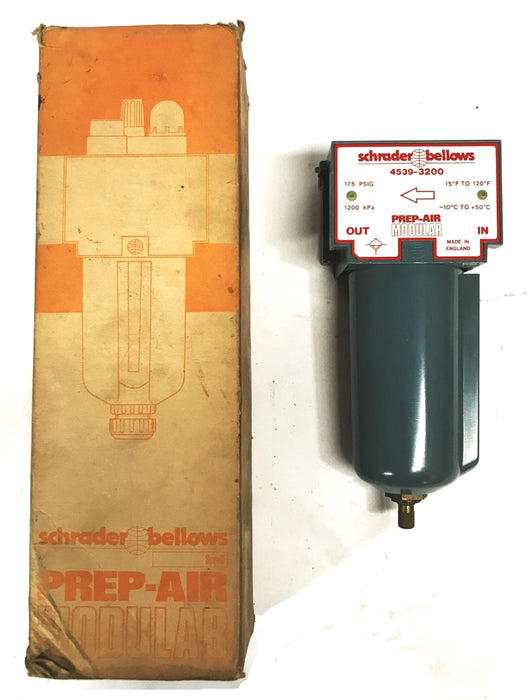 Schrader Bellows 175 PSI Module Filter 4539-3200 NOS