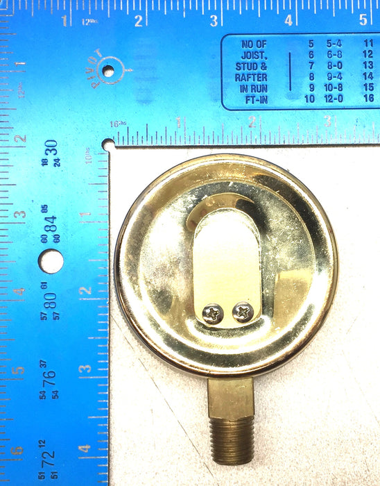 Harris 0-4000psi Pressure Gauge 1/2" Thread Bottom Mount SA-479 (BU-2581-AQ) NOS