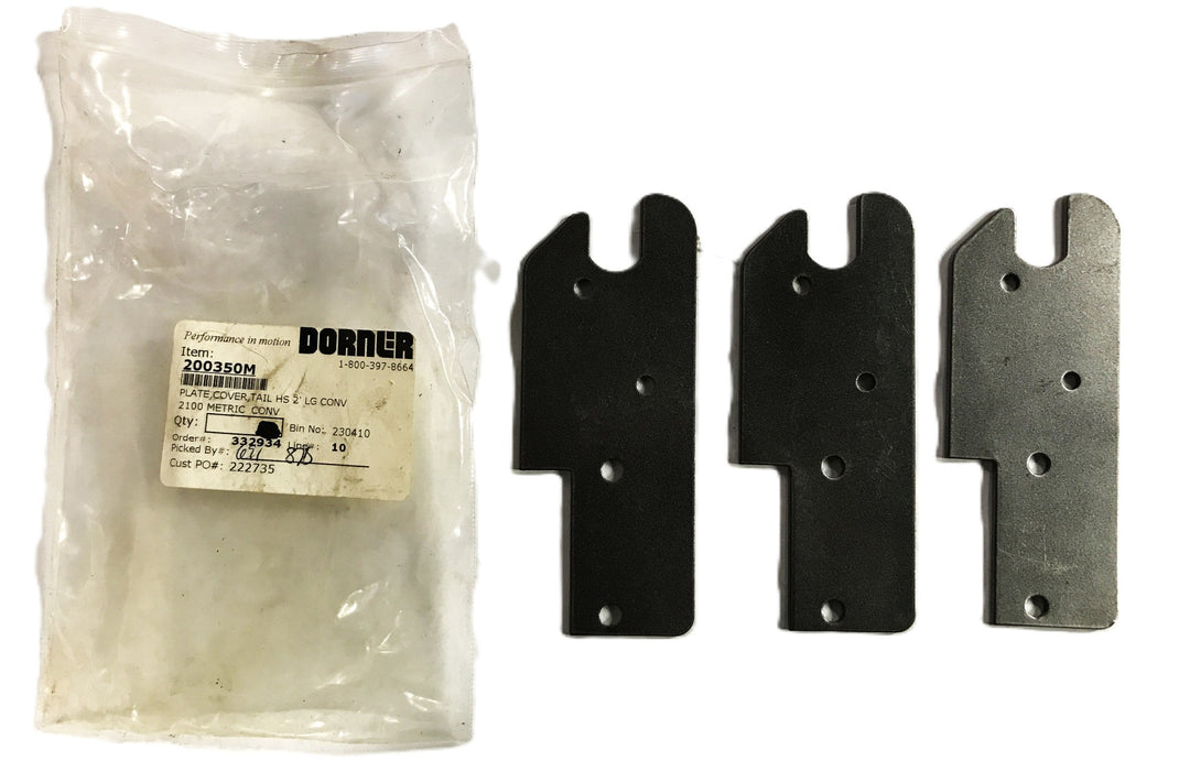 Dorner Conveyor Belt Tail Cover Plate 200350M [Lot of 3] NOS