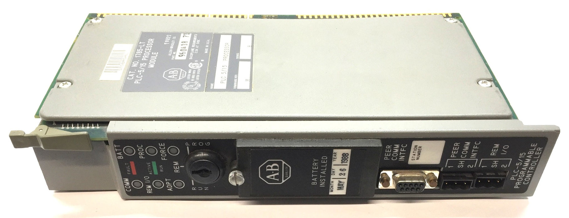 Allen-Bradley PLC-5/15 Processor Module 1785-LT Ser.B Firm Rev.M (96041871) USED