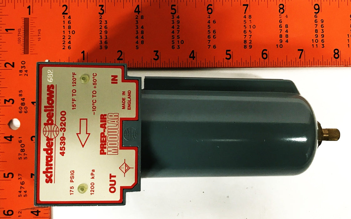 Schrader Bellows 175 PSI Module Filter 4539-3200 NOS