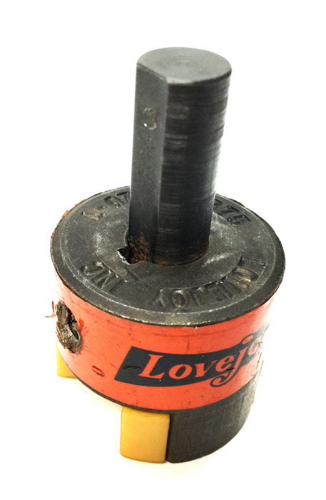 Lovejoy Jaw Coupling Hub with Keyway and Insert (No Set Screw) L-070 .375 USED