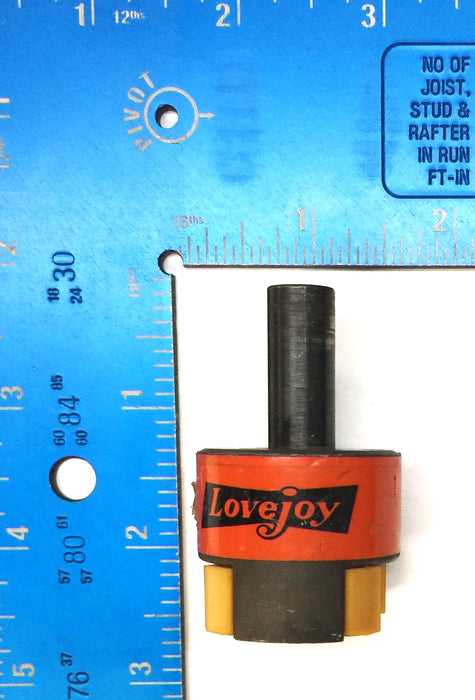 Lovejoy Jaw Coupling Hub with Keyway and Insert (No Set Screw) L-070 .375 USED