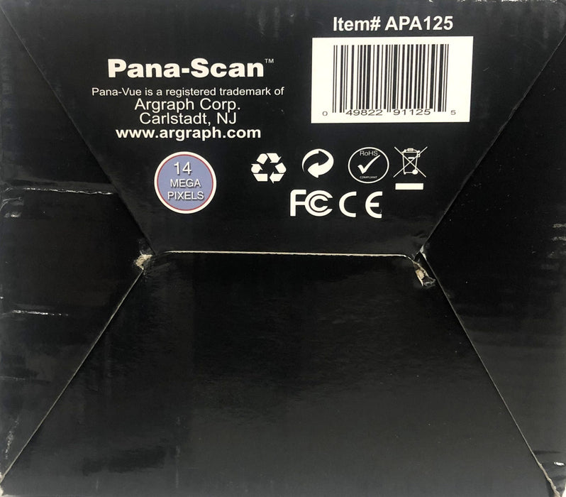Pana-Vue Pana-Scan Portable Stand Alone Slide And Film Scanner APA125 NOS
