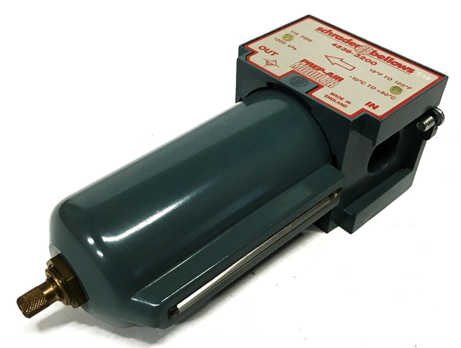 Schrader Bellows 175 PSI Module Filter 4539-3200 NOS