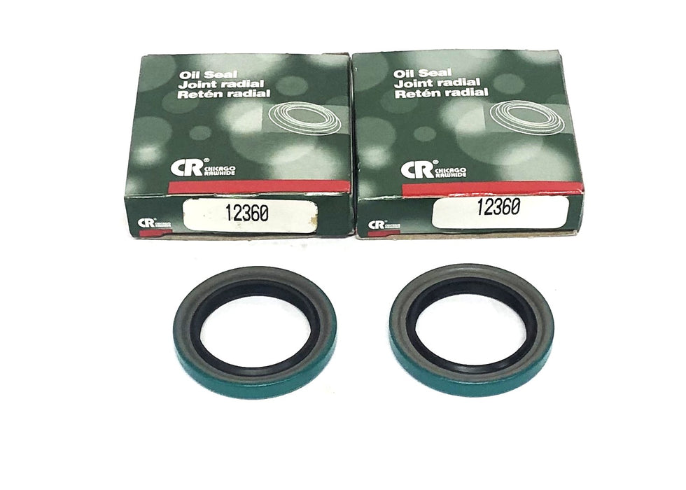Chicago Rawhide Oil Seal 12360 [Lot of 2] NOS