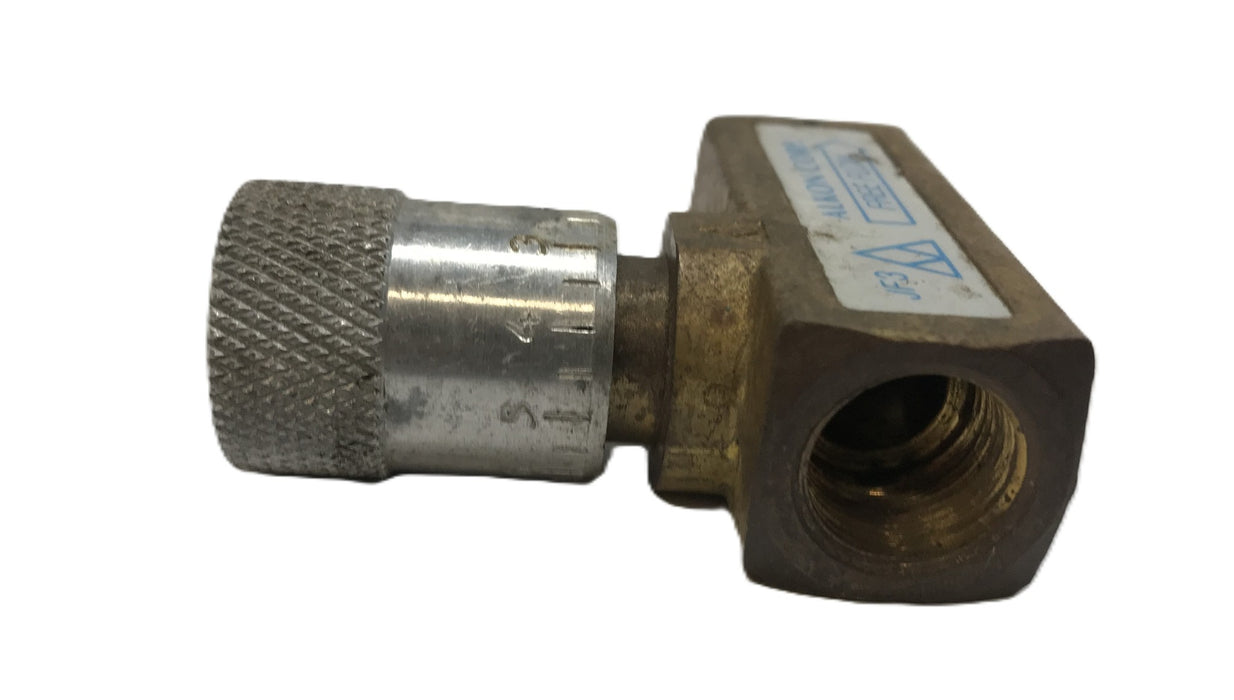 Alkon Corp Free Flow Control Valve JF3 NOS