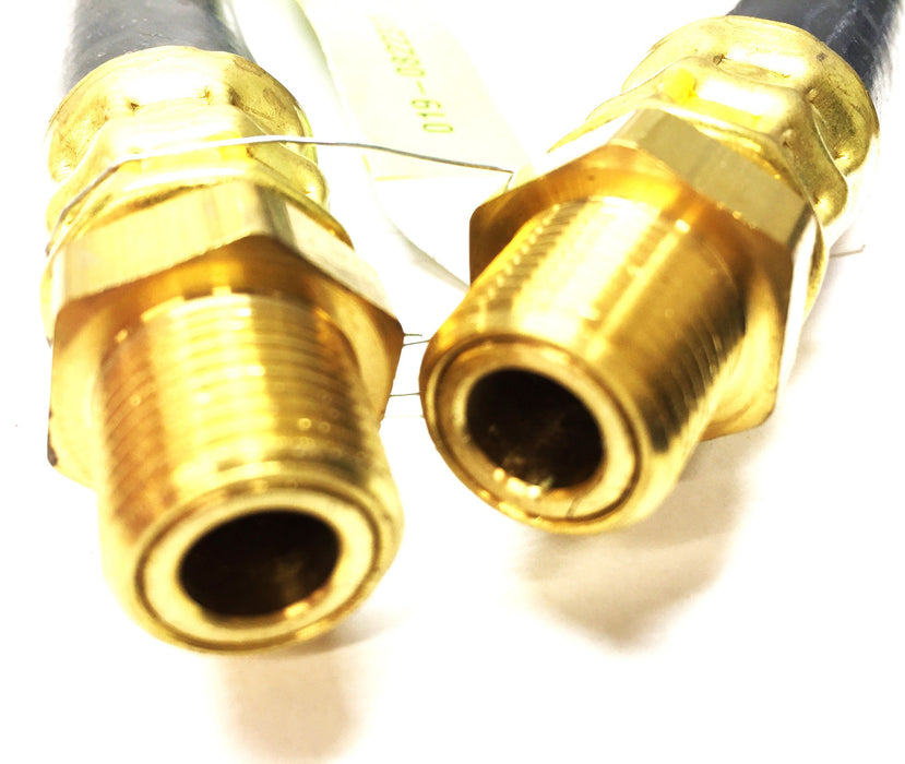 Tectran 24" x 1/2" Brake Chamber Hose 3/8" Dual Swivel 682466 NOS