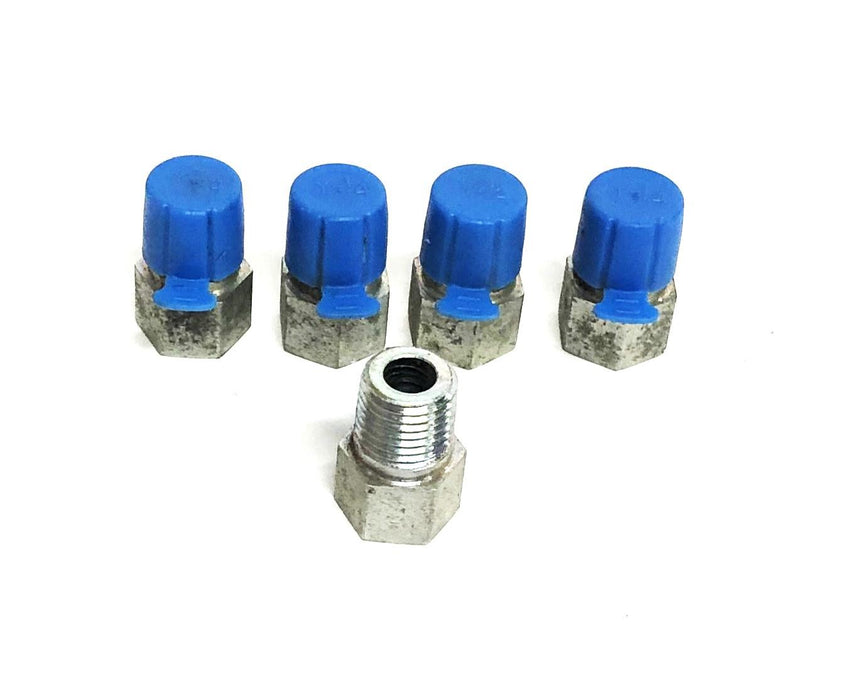 Lenz Straight Female To Male Adapter 1/8X1/4 Inch [Lot of 5] NOS
