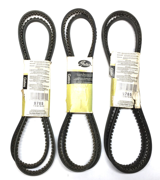 Gates Accessory Drive Belt 9765 (13A1945) [Lot of 3] NOS