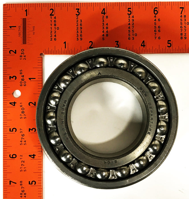 New Departure 5 inch Circular Ball Bearing 5104 NOS
