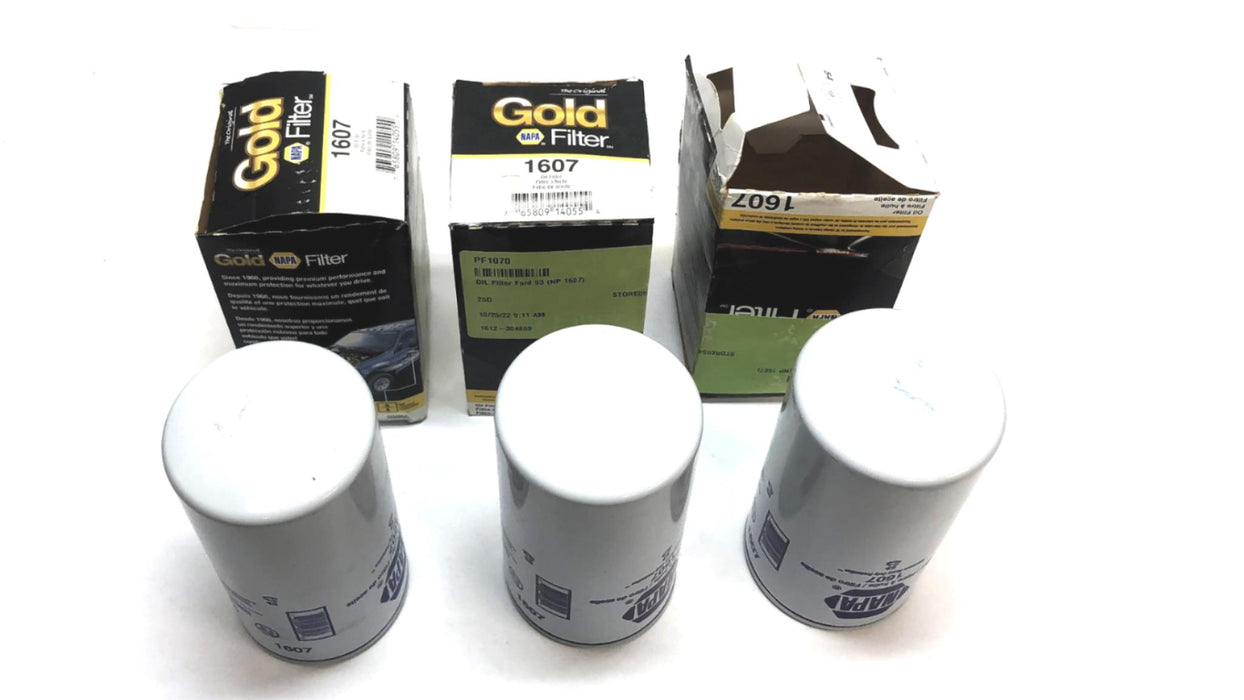 Napa Oil Filters 1607 [Lot of 3] NOS