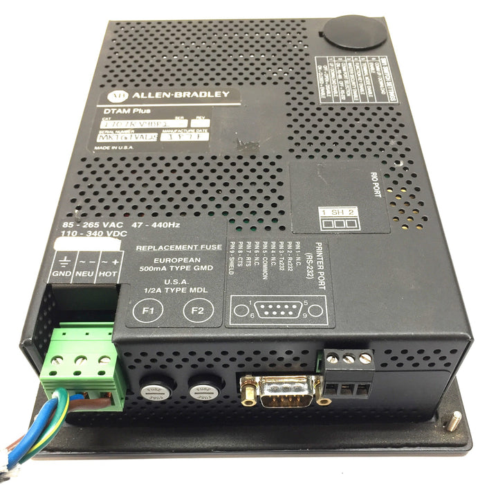 Allen-Bradley DTAM Plus Operator Interface 2707R-V40P1 USED