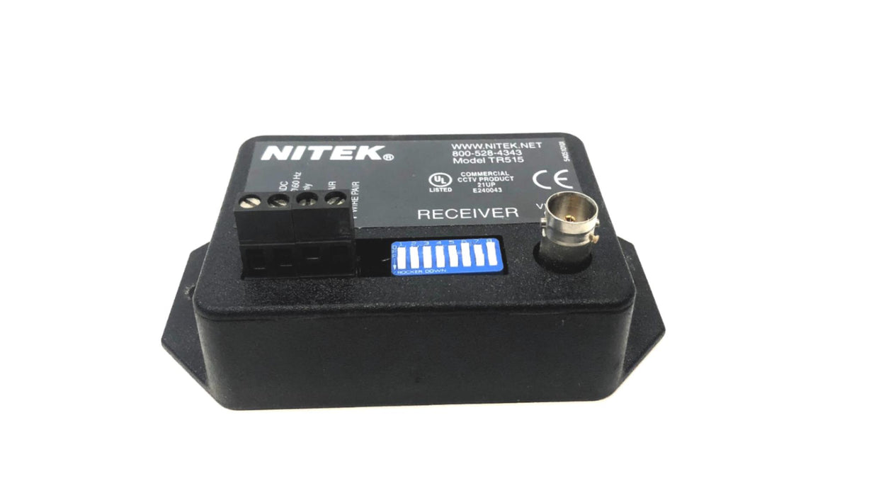 Nitek 12-24 AC/DC 100mA 50/60 Hz Video Link Receiver (No Power Cord) TR515 USED