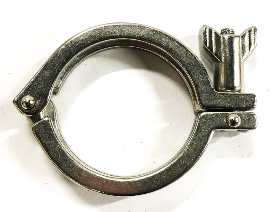 McMaster-Carr Type 304 2-1/2 inch Wing Nut Clamp 4322K154 (691-10152) NOS