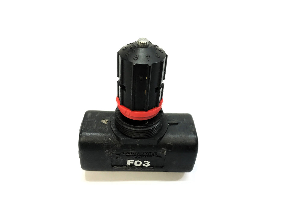 ARO Adjustable Flow Control Valve Without Retaining Clip FO3 USED