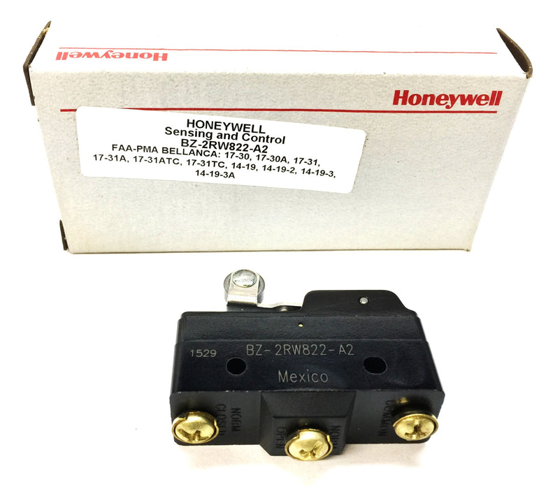 Honeywell Sensing and Control Micro Switch BZ-2RW822-A2 NOS