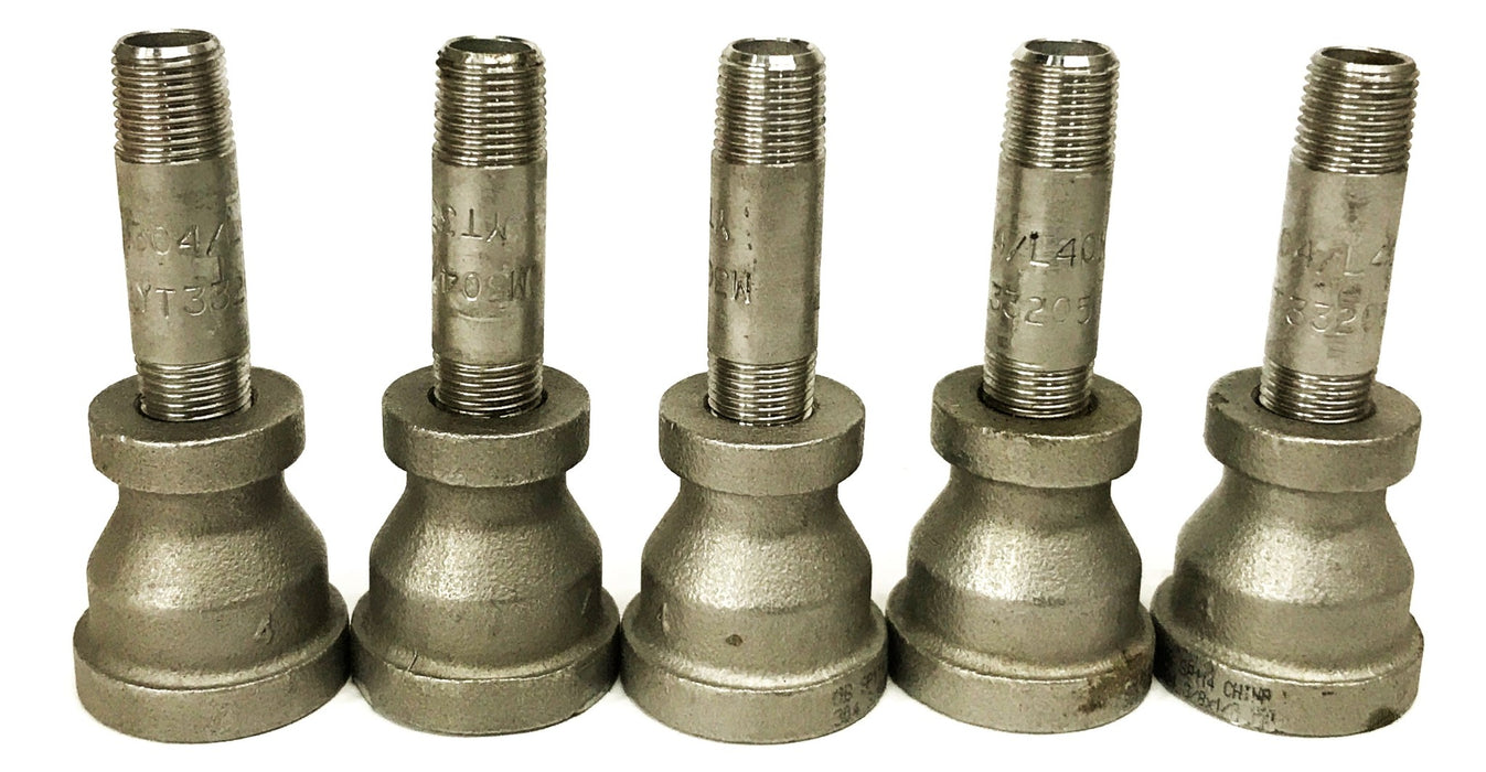Unbranded Threaded Pipe Reducer-Nipple Combination M304/L40MB [Lot of 5] NOS