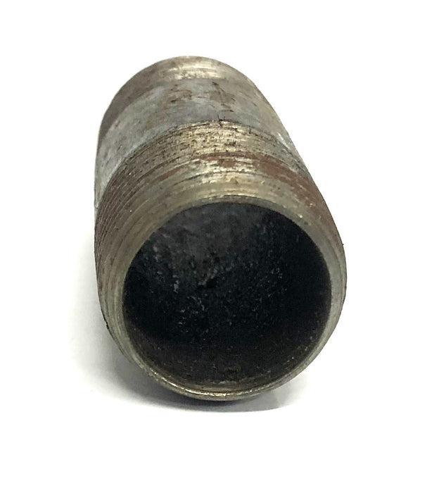 Unbranded 3/4 Inch 14TPI Black Steel Pipe Nipple 2-1/2 Inch [Lot of 6] NOS