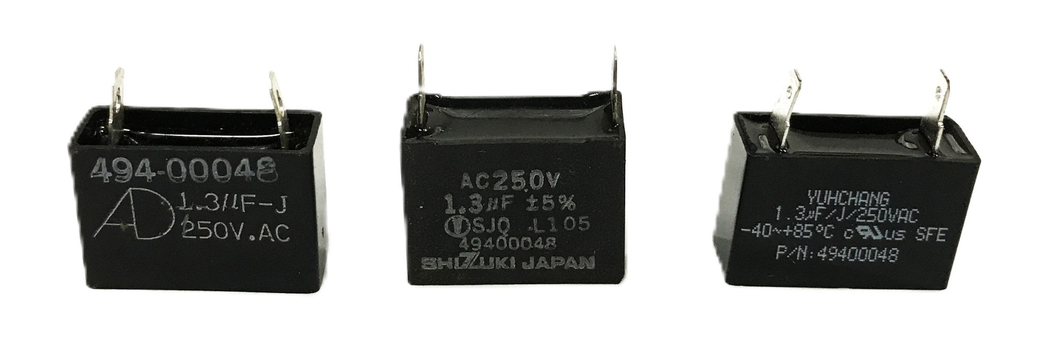 Unbranded (Multi-brand) AC25DV Capacitor 49400048 [Lot of 3] NOS