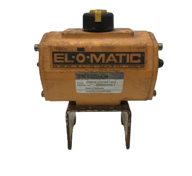 EL-O-MATIC Pneumatic Actuator ED0065.U1A00A-14K0 USED