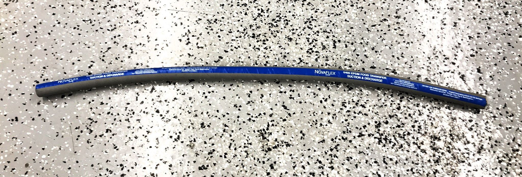 Novaflex 3/4" I.D Approx 41" OAL Food Transfer Hose 6400WE-00750-00 NOS