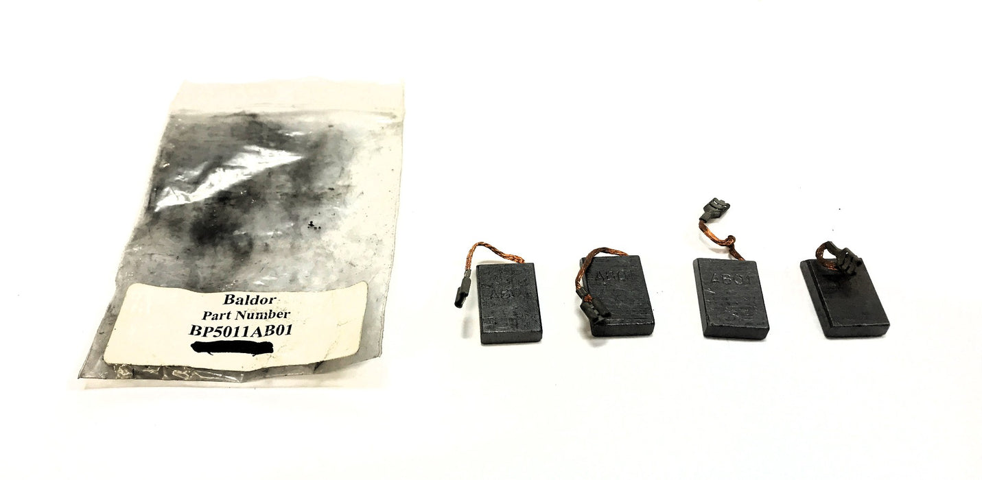 Baldor Carbon Motor Brush BP5011AB01 (AB01) [Lot of 4] NOS