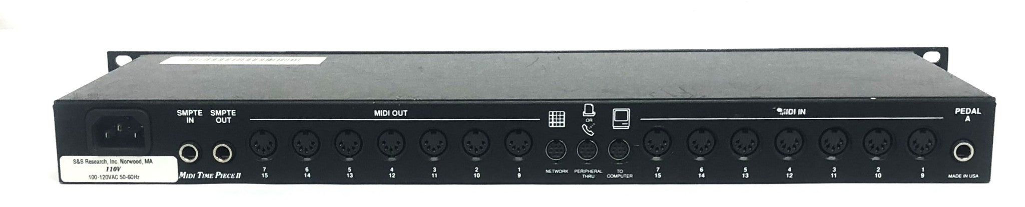 Mark Of The Unicorn Interface MIDI Time Piece II NO POWER SUPPLY USED