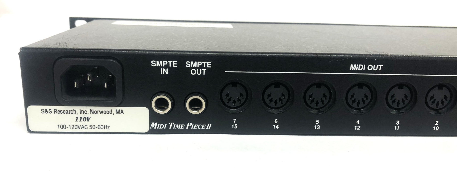 Mark Of The Unicorn Interface MIDI Time Piece II NO POWER SUPPLY USED