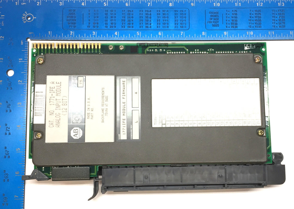 Allen-Bradley 12-Bit Analog Input Module Firm Rev.L/Ser.A 1771-IFE A USED