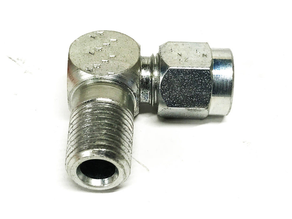 Lenz 1/4 inch Male to 1/4 inch Tube Compression Elbow Fitting [Lot of 6] NOS