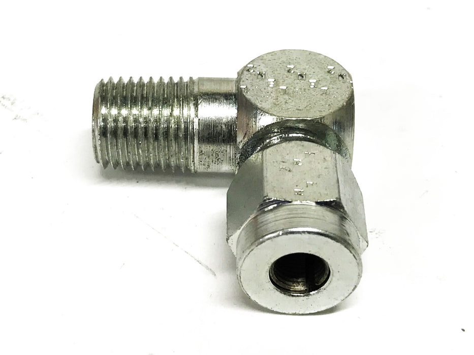 Lenz 1/4 inch Male to 1/4 inch Tube Compression Elbow Fitting [Lot of 6] NOS