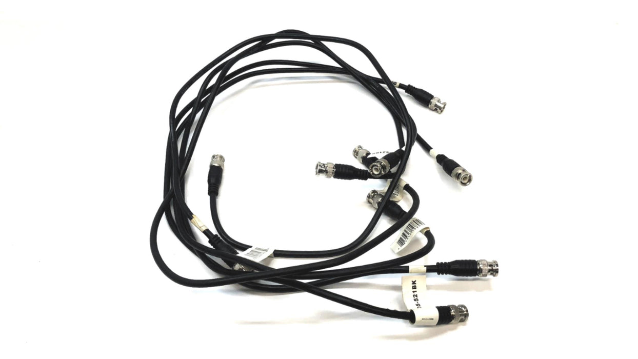 Unbranded 3 Foot Coaxial Cable 205-521BK (RG-59U) [Lot of 5] USED