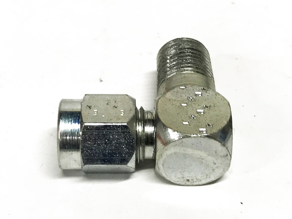 Lenz 1/4 inch Male to 1/4 inch Tube Compression Elbow Fitting [Lot of 6] NOS