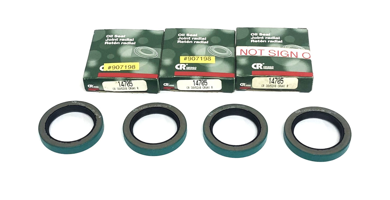 Chicago Rawhide Oil Seal 14705 [Lot of 4] NOS