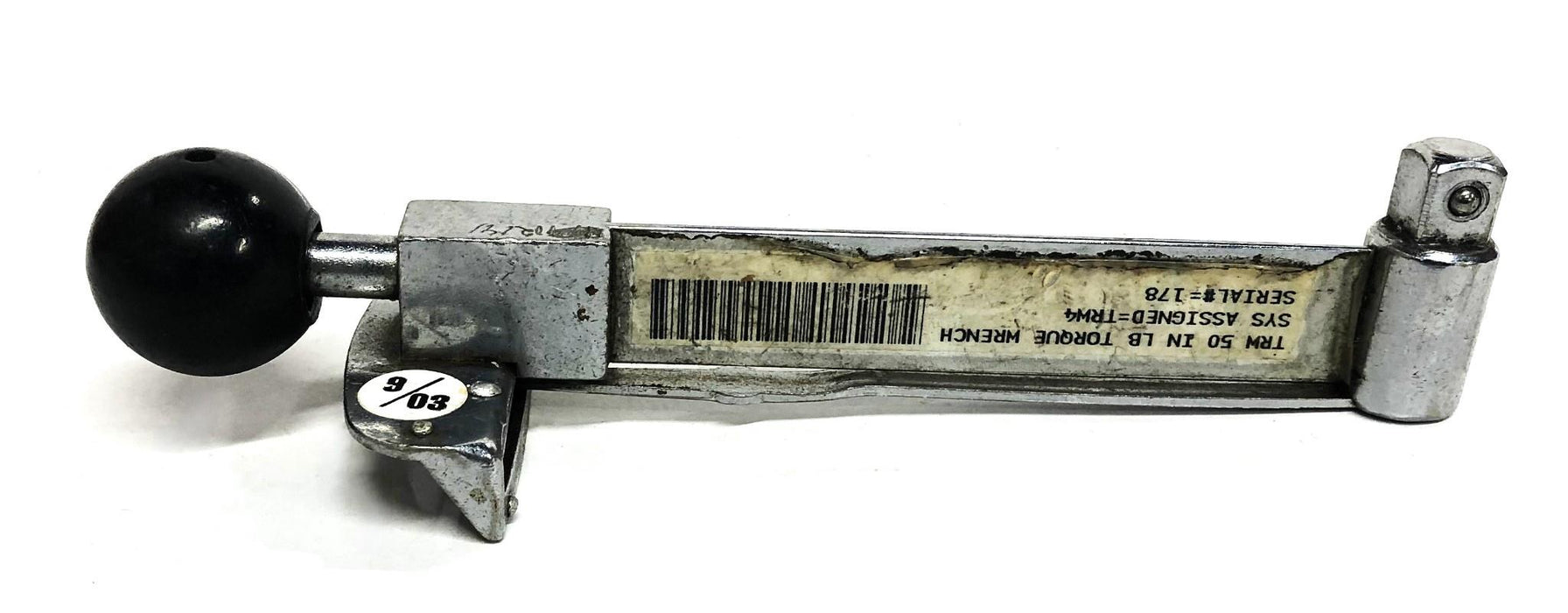 Sturtevant Richmont 3/8 Inch Torque Wrench Flat Beam M-50-1 USED